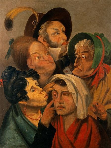 File:512px-A bizarre physiognomical caricature with a figure pointing t Wellcome V0017234.jpg
